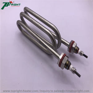 Éléments chauffants <span class=keywords><strong>de</strong></span> tube <span class=keywords><strong>de</strong></span> bobine <span class=keywords><strong>de</strong></span> caloduc électrique <span class=keywords><strong>de</strong></span> type U <span class=keywords><strong>double</strong></span> avec vis - Product Image 4