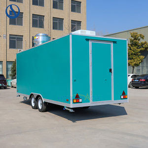 Remorque alimentaire mobile en acier inoxydable et fibre de verre Honlu, entièrement équipée pour la vente de fast-food, de glaces, de bière, de barbecue et de <span class=keywords><strong>burgers</strong></span> - Product Image 4