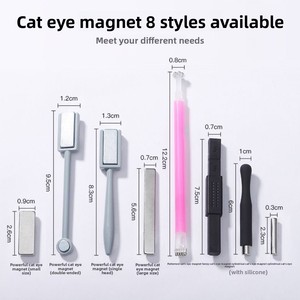 Perles magnétiques en gel effet œil-de-chat, irisées, style bonbons glacés, paillettes polyvalentes arc-en-ciel, multifonctionnelles, double embout, pour <span class=keywords><strong>ongles</strong></span> longs - Product Image 4