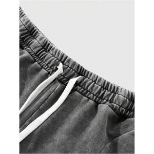 Pantalones Deportivos Holgados Personalizados para Hombre, Pierna Recta, Cintura Elástica con Cordón, Pantalones Casuales de Estilo Urbano, Transpirables, de Algodón, con Bolsillos - Product Image 4