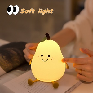 Lámpara de Silicona con Forma de Pera, Linda y Ecológica, Lámpara Decorativa para Interiores, Luz Nocturna para Niños - Product Image 2