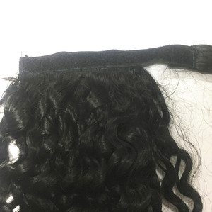 Prêle 10 -30 pouces naturel brésilien bouclés cheveux humains envelopper autour <span class=keywords><strong>de</strong></span> queues <span class=keywords><strong>de</strong></span> <span class=keywords><strong>cheval</strong></span> cordon pince griffe cheveux <span class=keywords><strong>queue</strong></span> <span class=keywords><strong>de</strong></span> <span class=keywords><strong>cheval</strong></span> Extensions - Product Image 5