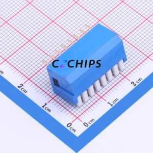 DP-08-B-T DIP Switch Through hole Component (THT) Switch Single Pole Single Throw 8 2.54mm 25mA - Product Image 2