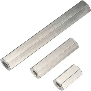 Separador Hexagonal de Acero al Carbono Galvanizado en Zinc, Mecanizado por <span class=keywords><strong>CNC</strong></span>, con Rosca a la Derecha, Multiusos - Product Image 2