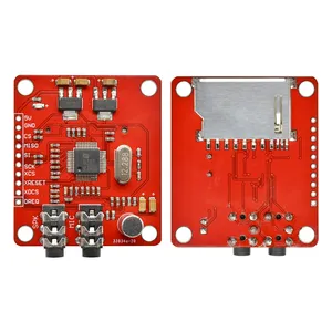 Modulo MP3 VS1053 con Slot per schede <span class=keywords><strong>SD</strong></span> VS1053B Ogg registrazione in tempo reale per <span class=keywords><strong>Arduino</strong></span> uscita Stereo e Mic Port 5V AMS1117 KIT DIY - Product Image 3