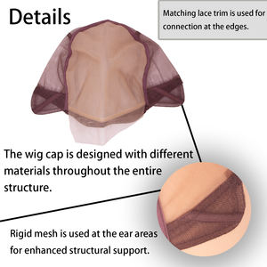 Gorro Antimicrobiano Absorbente <span class=keywords><strong>de</strong></span> Sudor <span class=keywords><strong>para</strong></span> Peluca, con Frente <span class=keywords><strong>de</strong></span> Encaje y Ganchos Ajustables <span class=keywords><strong>para</strong></span> un Uso Seguro y sin Picazón - Product Image 4