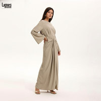 Robe Abaya Musulmane Modeste Personnalisée 2026 – Robe Longue Respirante d'Été pour Femmes Musulmanes