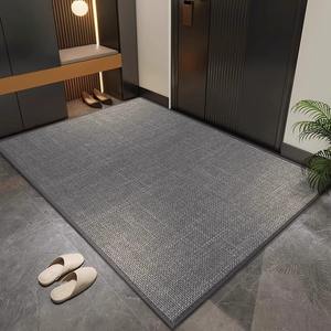 Tapis d'entrée haut de gamme en similicuir, couleur unie, résistant à la saleté, antidérapant, minimaliste, moderne, pour couloir, personnalisable, nouveauté 2025 - Product Image 6