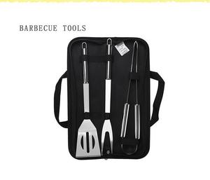 BBQ <b>Grill</b> Tool Set Stainless Steel Barbecue Ing Tools Outdoor Camping Cooking Accessories Kit with Bag - Product Image 2
