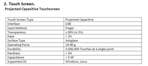 Écran industriel à cadre ouvert de 15 pouces avec écran tactile capacitif multipoint, interface HDMI DVI VGA, boîtier métallique - Product Image 3
