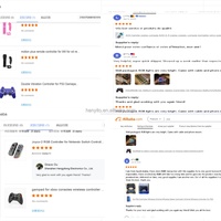Manette filaire pour console PS4 / PC, manette de jeu pas chère pour jeux PS4