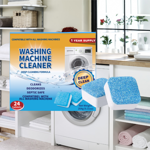 Meertalige Verpakking Wasmachine Wasmiddel Effen Bruisende Reiniger Wasreinigingstabletten - Product Image 1