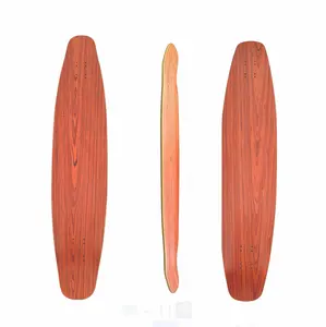अनुकूलित थोक शीसे बांस मेपल लकड़ी लंबे बोर्ड स्केटबोर्ड डेक