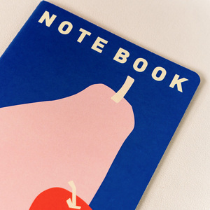 Set Alat Tulis Lucu Kertas Kraft <span class=keywords><strong>Notebook</strong></span> Kualitas Tinggi Proses Logo Kustom Pink Pear Komposit Lind Perencana Buku Harian - Product Image 3