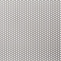 Grille de haut-parleur en métal perforé nid d'abeille, revêtement poudré personnalisé, en acier inoxydable, maille métallique perforée