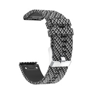Bracelet de montre en Silicone imprimé à dégagement rapide, 22mm pour Garmin Fenix 6/5/Fenix 5 Plus/Forerunner 935/approche S60/Quatix 5