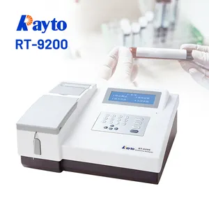 Analyseur de chimie biologique de laboratoire clinique prêt à expédier analyseur de chimie sanguine semi-automatique Rayto Rt-9200