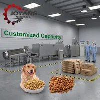 Machine à granulés secs de grande capacité pour aliments pour animaux de compagnie, ligne d'extrusion d'aliments pour chiens et chats, extrudeuse de croquettes