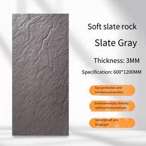 Panel de Pared Exterior de <span class=keywords><strong>Pizarra</strong></span> Flexible de 3mm, Reemplazo de <span class=keywords><strong>Pizarra</strong></span> Real, Resistente al Fuego, Ligero, Arquitectónico - Product Image 1