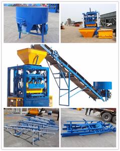 Máquina Semiautomática para Fabricar Ladrillos de Hormigón Qt4-24, Rica en Formas - Product Image 5