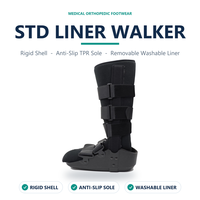 Bottes de marche hautes à coque rigide CE en promotion avec doublure en tissu pour entorses, fractures et récupération postopératoire