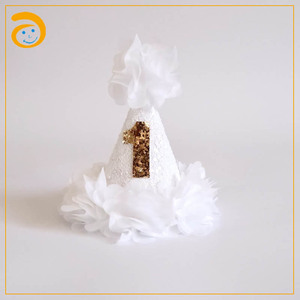 Baby Girls 1 ° 3 ° compleanno festa diadema corona fornisce accessori per capelli <span class=keywords><strong>fascia</strong></span> per neonato - Product Image 5