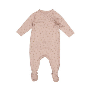 Neonato <span class=keywords><strong>per</strong></span> la primavera autunno nuovo stile maschio e femmina <span class=keywords><strong>per</strong></span> bambini in cotone stampato in corda da monaco in tinta unita copri piedi <span class=keywords><strong>vestiti</strong></span> <span class=keywords><strong>per</strong></span> - Product Image 1