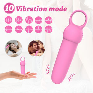 Mini Vibrador de Bala Y <span class=keywords><strong>Love</strong></span>, Potente Estimulador de Clítoris y Punto G para Diversión en Solitario o en Pareja, Masturbación Vaginal para Mujeres - Product Image 4