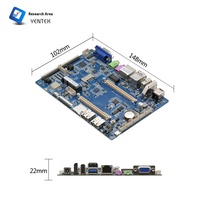RK3399 Contrôle industriel ITX Desktop Single DDR4 RAM SATA Disque dur intégré Extension IO pour bras pour Android/Linux/Intel