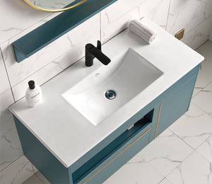 Tocador de baño de lujo Juego completo de <span class=keywords><strong>sanatorio</strong></span> de baño Pakistán Menards Gabinetes de lavabo de baño - Product Image 5