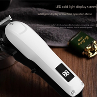 Tondeuse à cheveux électrique sans fil portable professionnelle pour hommes, machine de coupe de cheveux rechargeable, tondeuse à barbe
