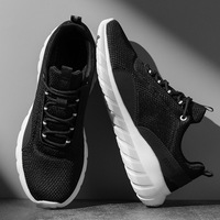 Chaussures de sport pour hommes tendance 2026, en maille respirante, couleur unie, décontractées, antidérapantes, semelle souple, pour activités de plein air