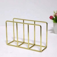 Fantaisie bureau en acier inoxydable porte-serviettes fil de fer boîtes à mouchoirs artisanat en métal personnalisé pour la décoration de la maison directement de l'usine