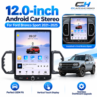 Pour Ford Bronco Sport 2021-2025, autoradio 12 pouces avec Apple CarPlay et Android Auto