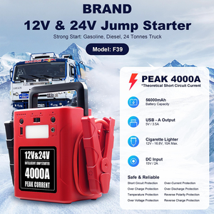 Avviatore di Emergenza Portatile 56000mAh 4000A, Power Bank con Uscita 12V, Avviatore <span class=keywords><strong>per</strong></span> <span class=keywords><strong>Auto</strong></span> e Camion 12V/24V, 56000 - Product Image 5