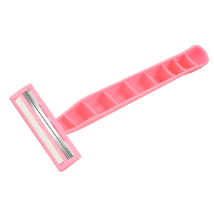<span class=keywords><strong>Rasoio</strong></span> di Sicurezza Usa e Getta D211L a Doppia Lama in Acciaio Inossidabile con Manico in Plastica per Rimozione Peli di Viso e Corpo - Product Image 4