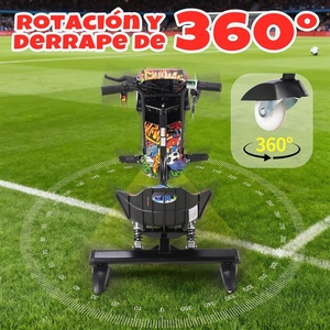 รถสามล้อไฟฟ้าสำหรับเด็ก Mexico Stock 007A รุ่น Drift Trike สำหรับเด็กอายุ 5-12 ปี ความเร็วสูงสุด 20 กม./ชม. หมุนได้ 360 องศา °   หมุนวน ดริฟท์บีบีบอยด์กับหมวกกันน็อค - Product Image 4