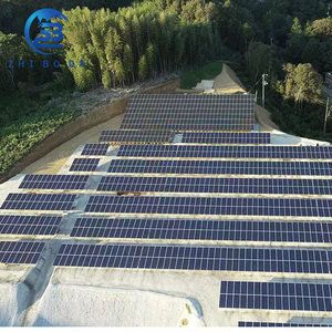 Estructura de marco de soporte de panel solar comercial de producción rápida Estructura de montaje solar Sistema de estantería de tierra - Product Image 6