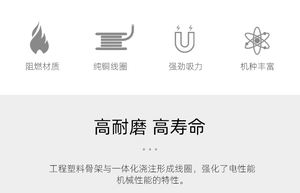 SAシリーズACプッシュプル電磁石コイルソレノイド回路制御ACソレノイド牽引磁石 - Product Image 3