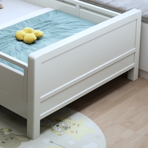 Giường đôi hiện đại đèn LED toàn phần cho trẻ em, chất lượng cao, lan can gỗ chắc chắn có ngăn chứa đồ, bán buôn cho phòng ngủ bé trai và bé gái - Product Image 4