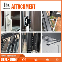 Ventanas Abatibles de Diseño Moderno con Función de Giro e Inclinación, de Aleación de Aluminio con Rotura de Puente Térmico, Certificadas por Energy Star, Resistentes a la Corrosión