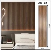 Panneau mural plat en PVC imperméable et résistant à l'humidité, design moderne, prix d'usine HIGHSEA