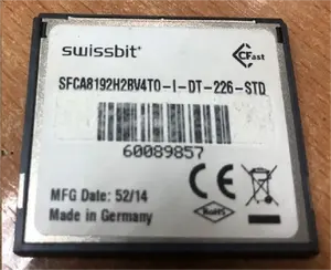 SFSA8192Q1BR4TO I-DT-226-STD SI-LS42WSI SI-LS42WMI SLC30N-03 8GB IND CARTÃO CFAST SLC EXT TEMP F240