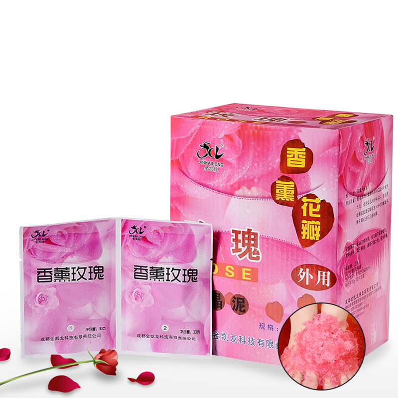 Oem Aangepaste Logo Voet Huidverzorging Poeder Massage Jelly Pedicure Crystal Rose Lavendel Kristal Modder Jelly Voetenbad Spa