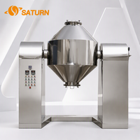 Mélangeur à tambour électrique automatique en acier inoxydable SUS304 de qualité alimentaire avec agitateur à moteur 220V et chauffage pour poudres détergentes et produits chimiques