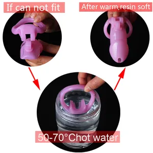 Dispositif de chasteté en résine Alfa Male avec matériaux métalliques et plastiques, produits pour adultes pour le commerce extérieur CB6000S - Product Image 5