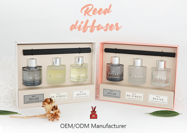 Wholesale Luxury Reed Diffuser Set Gift 4