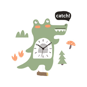 <span class=keywords><strong>นาฬิกา</strong></span>ติดผนัง MDF สีสันสดใสจากโรงงานโดยตรง รุ่น Reida ตกแต่งห้องเด็กสไตล์สแกนดิเนเวียน ดีไซน์<span class=keywords><strong>การ์ตูน</strong></span>น่ารัก พร้อมกลไกควอตซ์ - Product Image 4