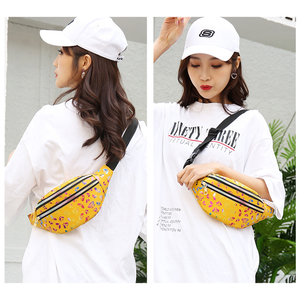 Unisex Multi-Functional Waterproof <b>Crossbody</b> <b>Bag</b> Large Capacity PU Waist <b>Bag</b> Zipper Closure Letter Outdoor Leisure Fashion - Product Image 4