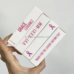 MOQ 100 шт. Пользовательский логотип частная марка роскошные розовые пустые коробки для блеска для губ упаковка для блеска для губ Набор